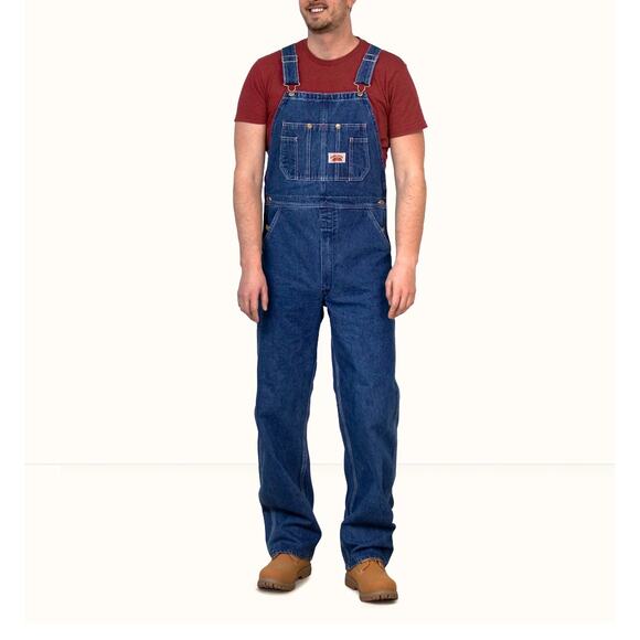 Round House Denim Overalls Blue Jeans Lot 699